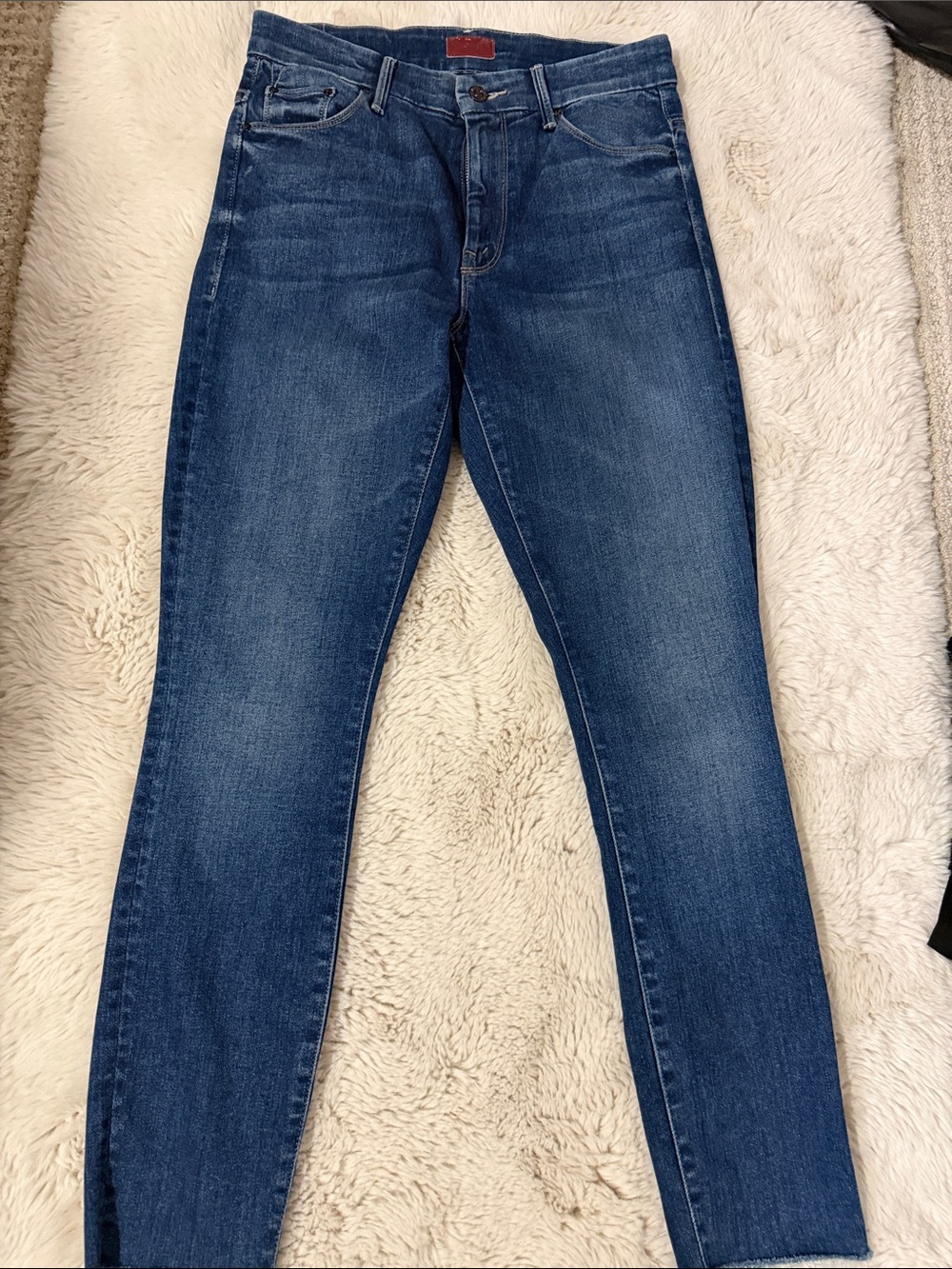 MOTHER Women's Skinny Jeans - Medium Blue Wash